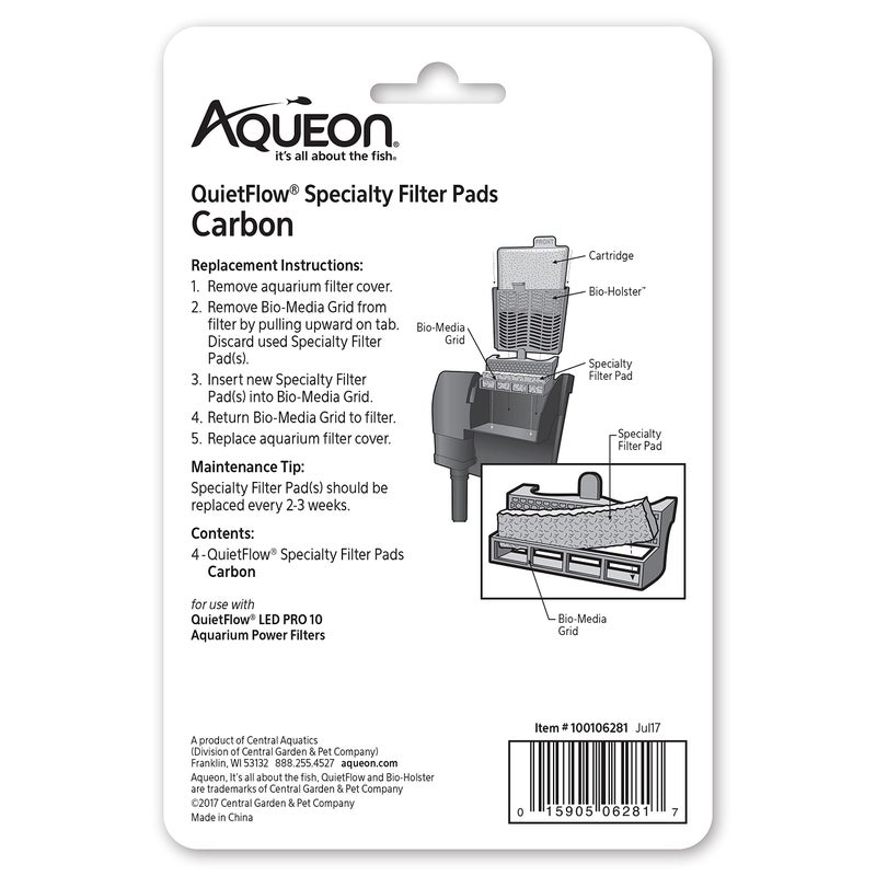 Aqueon Replacement Specialty Filter Pads Carbon 10 - Image 3